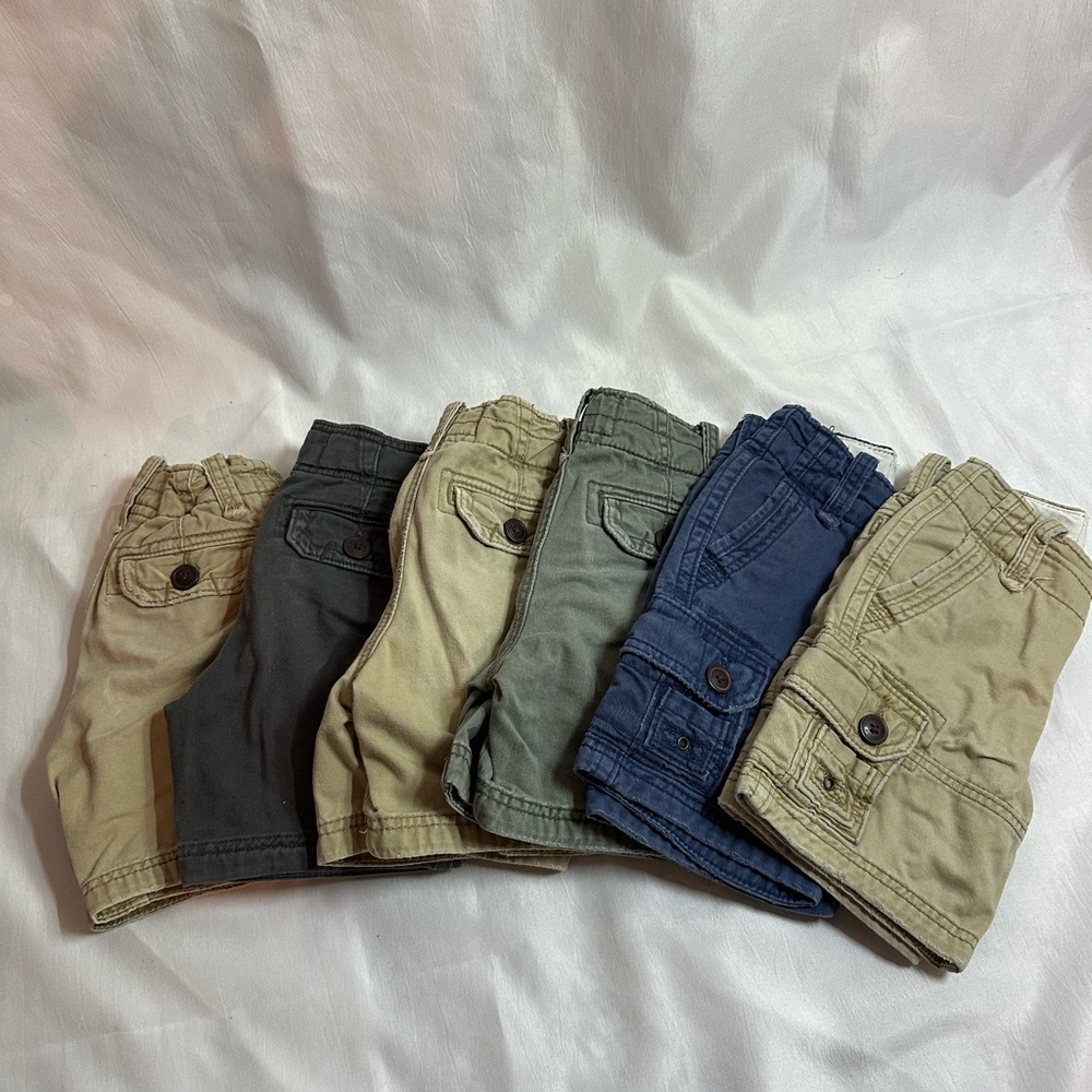 Abercrombie Kids Cargo Shorts 6 pair